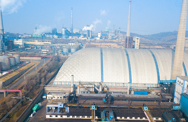 山西潞安集团焦化二分厂储煤场气膜封闭项目